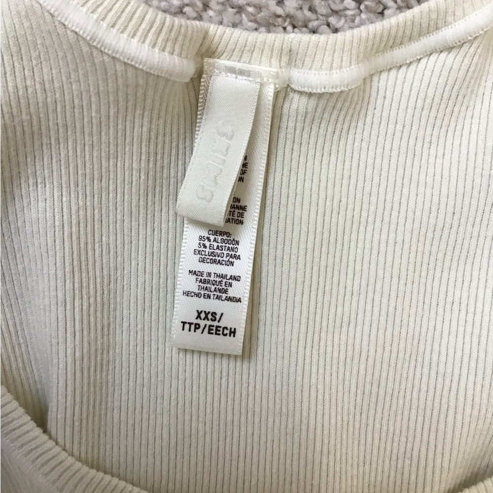 SKIMS Cotton Rib Tank | Bone - Picture 16 of 16